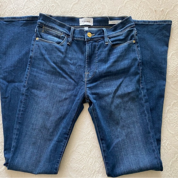 Frame Le High Rise Flare Jeans - Picture 2 of 5